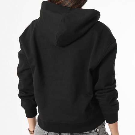 Calvin Klein - Sudadera con capucha para mujer 2732 Negro