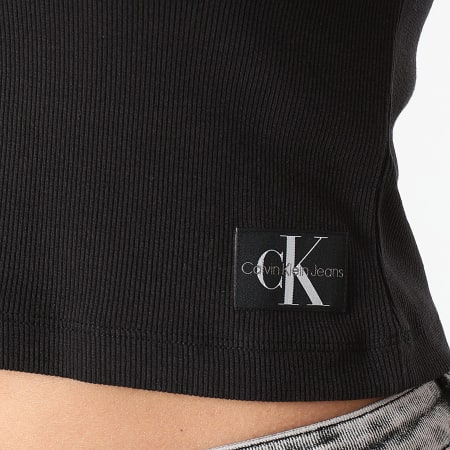 Calvin Klein - Maglietta donna con scollo a V 2379 Nero