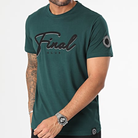 Final Club - Camiseta Bordado Azul Firma 1090 Verde