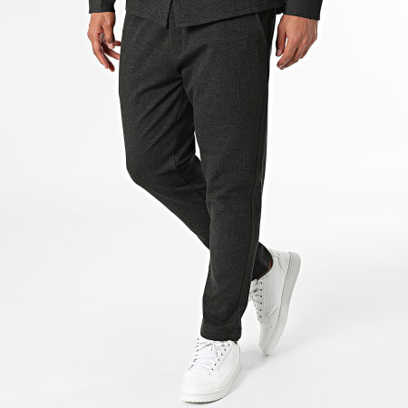 KZR - Set felpa e pantaloni da jogging grigio antracite