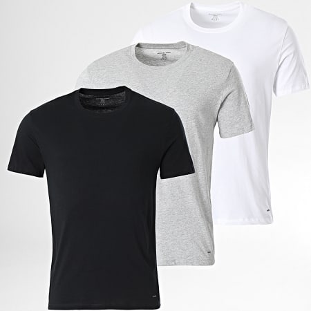 Michael Kors - Set di 3 magliette 6F32C10023 nero bianco grigio erica