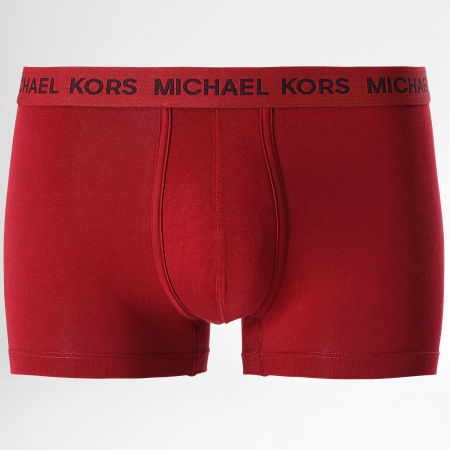 Michael Kors - Supima Boxer Juego de 3 6F31T10773 Negro Rojo Gris Carbón