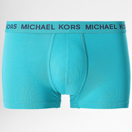 Michael Kors - Supima Boxer Juego de 3 6F31T10773 Negro Azul marino Turquesa