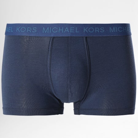 Michael Kors - Lot De 3 Boxers Supima 6F31T10773 Noir Bleu Marine Turquoise