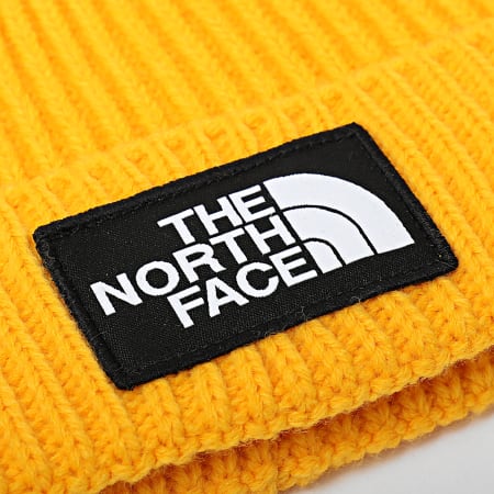 Gorro amarillo de punto The North Face - TNF LOGO BOX CUFFED BEANIE