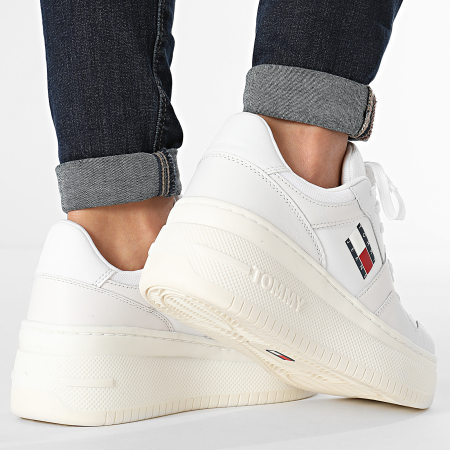 Tommy Jeans - Sneakers Retro Sneakers Flatform 2536 Bianco Donna