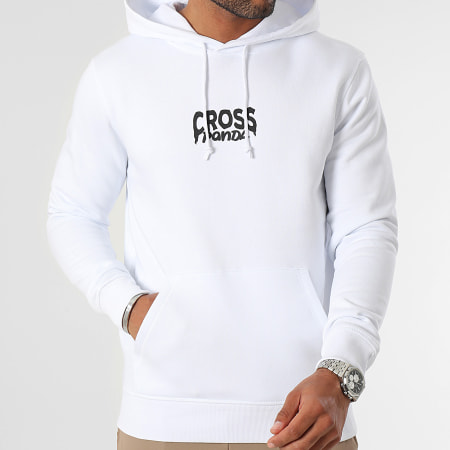 Cross Panda - Sweat Capuche Est 2023 Blanc