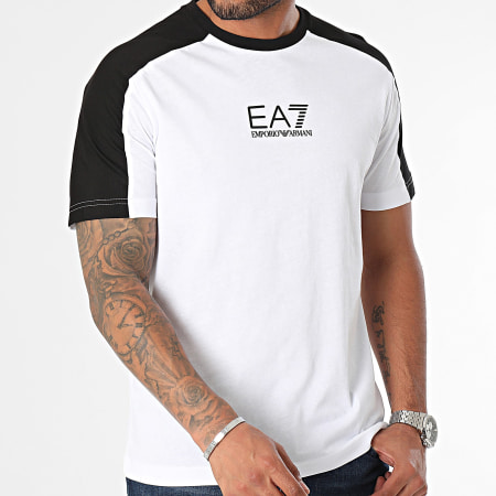 EA7 Emporio Armani - Tee Shirt 6RPT15-PJ02Z Blanc Noir