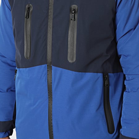 Frilivin - Abrigo azul marino con capucha
