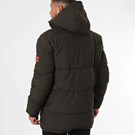 Geographical Norway - Parka Capuche Vert Kaki - LaBoutiqueOfficielle.com