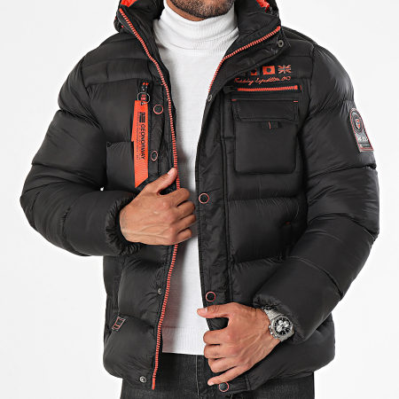 Geographical Norway Chaqueta negra con capucha Ryses