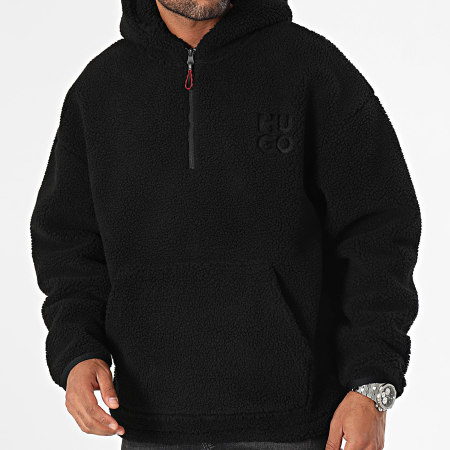 Sweat à capuche zippé en polaire Mountain Hybridnoir pour Homme | FR