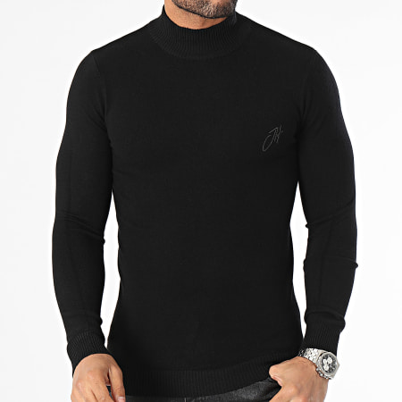 John H Pull Col Montant Noir LaBoutiqueOfficielle