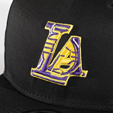 New Era - Gorra 9Fifty Team Infill Los Angeles Lakers Snapback 60298782 Negro