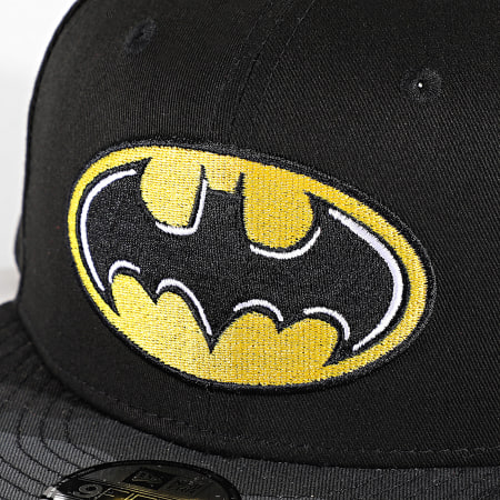 New Era - Cappellino Snapback per bambini di Batman Nero Grigio