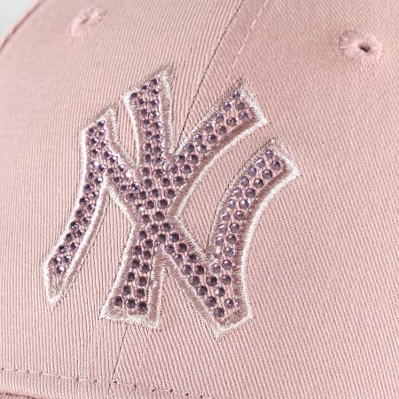 New Era - Gorra de mujer 9Forty Diamante New York Yankees Rosa
