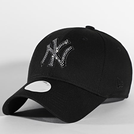 New Era - Gorra de mujer 9Forty Diamond New York Yankees Negro - Ryses