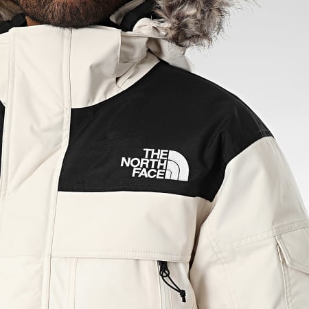 The North Face - Parka Capuche Fourrure McMurdo Blanc