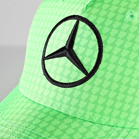 AMG Mercedes - Cappello da autista della squadra verde fluo - Ryses