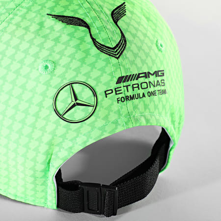 AMG Mercedes - Cappello da autista della squadra verde fluo - Ryses