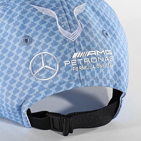 AMG Mercedes - Casquette Team Driver Bleu Clair