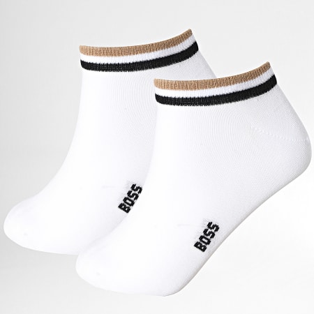 BOSS - Lote de 2 pares de calcetines 50491192 Blanco