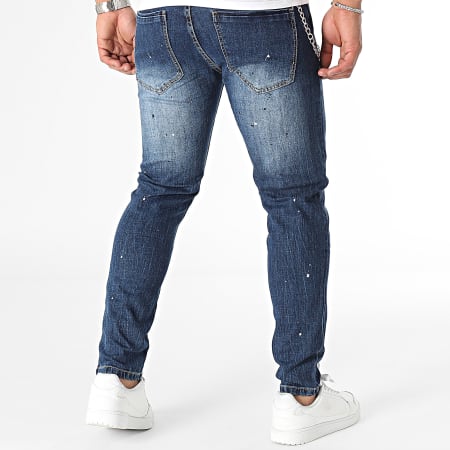 Classic Series - Jeans Capri in denim blu