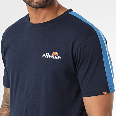 Ellesse - Tee Shirt A Bandes Crotone 2 SHR04352 Bleu Marine