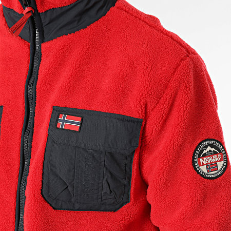 Geographical Norway - Umare Giacca in pile rosso