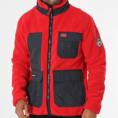 Geographical Norway - Umare Giacca in pile rosso