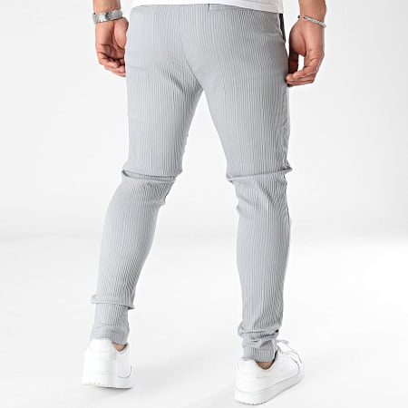 John H - Pantalones chinos grises