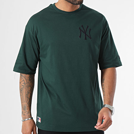 New Era - Camiseta League Essentials New York Yankees 60424361 Verde oscuro