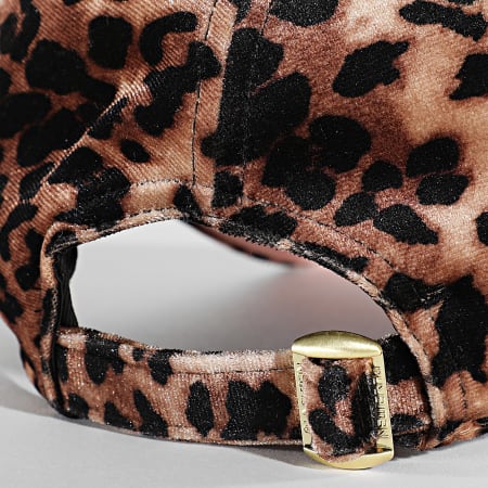 New Era - Gorra de terciopelo de mujer 9Forty Leopard New York Yankees  Marrón - Ryses