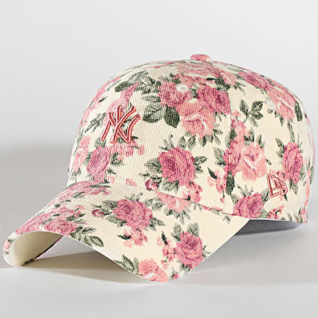 New Era - Gorra de mujer 9Forty Floral Cord New York Yankees Beige Floral -  Ryses