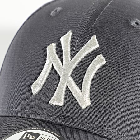 Gorra New Era 9Forty New York Yankees Gris - Ajustable, 100% Algodón, Talla Única