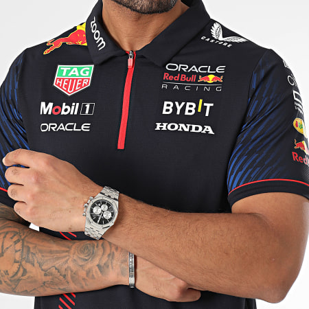 Red Bull Racing - Polo a maniche corte TM2645 Blu navy