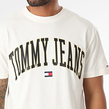 Tommy Jeans - Tee Shirt Classic Gold Arch 7730 Beige Clair