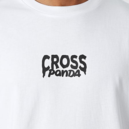 Cross Panda - Camiseta Oversize Large Laugh Later Blanco