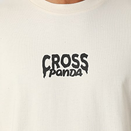 Cross Panda - Camiseta Oversize Grande Est. 2023 Beige