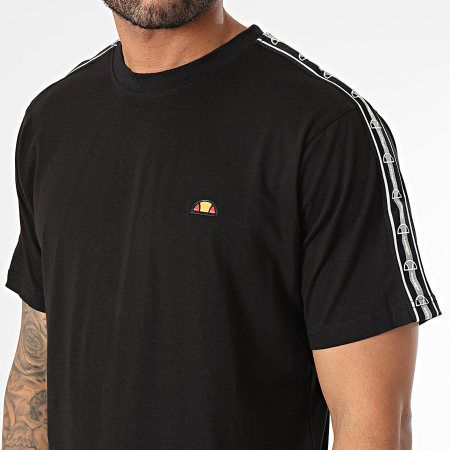 Ellesse - Vintas Camiseta Rayas SXT19088 Negro Reflectante