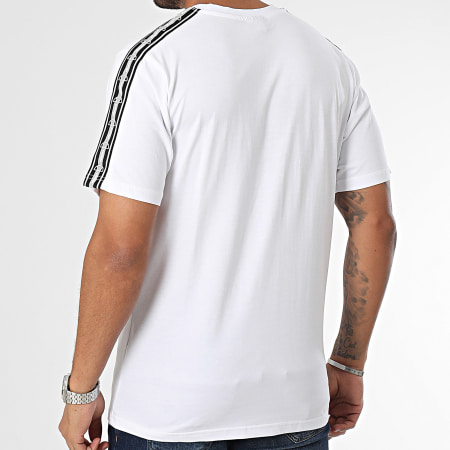 Ellesse - Vintas Camiseta Rayas SXT19088 Blanco Reflectante