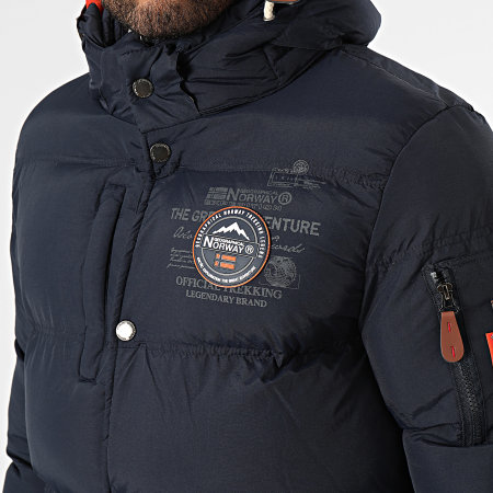 Geographical Norway Chaqueta azul marino con capucha Ryses