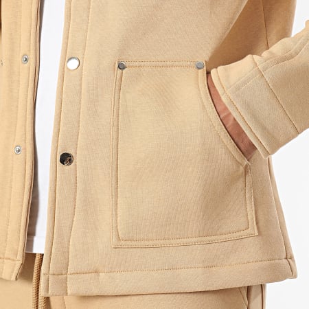 Ikao - Set giacca e pantaloni da jogging beige