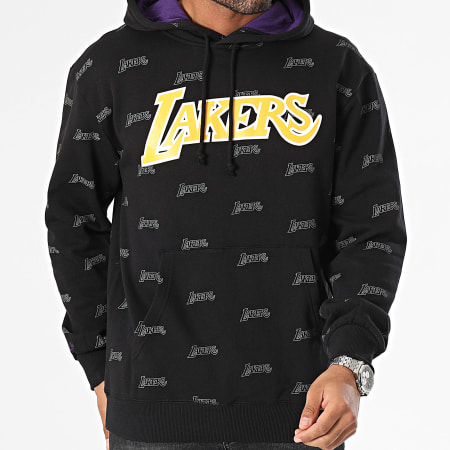 Mitchell and Ness - Los Angeles Lakers Sudadera con capucha Negro