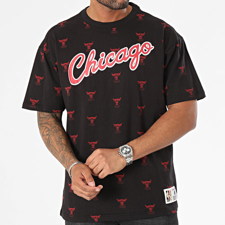 Mitchell and Ness - Tee Shirt Chicago Bulls Noir