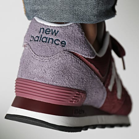 New Balance - Sneakers U574ABO Borgogna Lilla