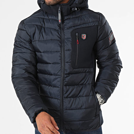 Geographical Norway - Giacca con cappuccio blu navy