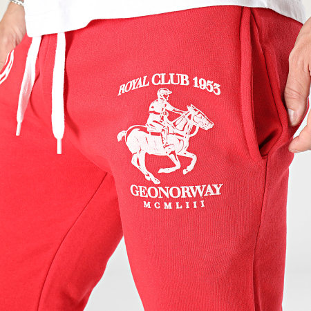 Geographical Norway - Pantalones de chándal rojos