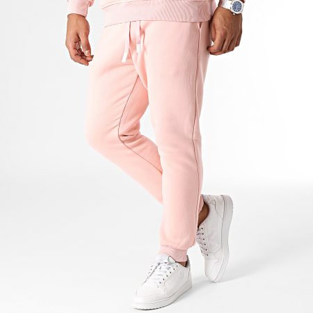 Ikao - Conjunto de sudadera con capucha y pantalón de chándal rosa