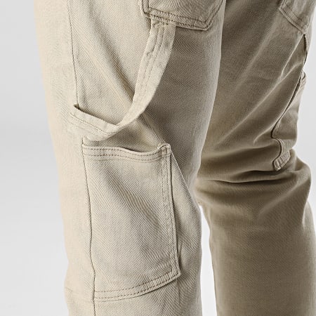 Ikao - Jeans beige dal taglio regolare